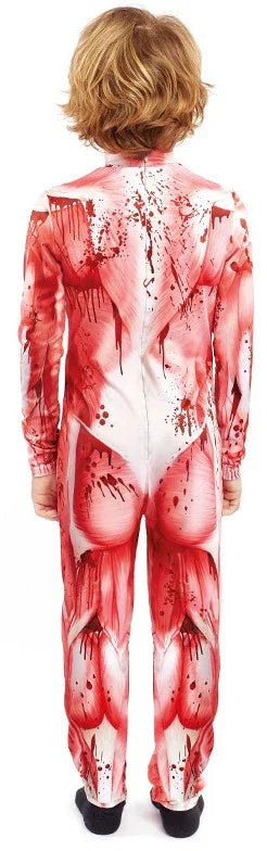 Disfraz de Cuerpo Humano sin Piel para Niño Halloween Infantiles Partilandia